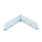 10PK Corner Brace 5in Zinc Round Corners (103167)