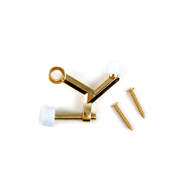 Adj. Door Stop Zinc Alloy [Bp] 1PC/Bag with UPC Label (103421)
