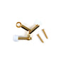 Adj. Door Stop Zinc Alloy [Bp] 1PC/Bag with UPC Label (103421)