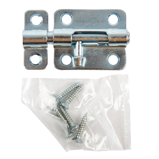 Light Type Door Bolt Steel 2 5/8in[Zp] 1PC/Bag with UPC Label (103471)