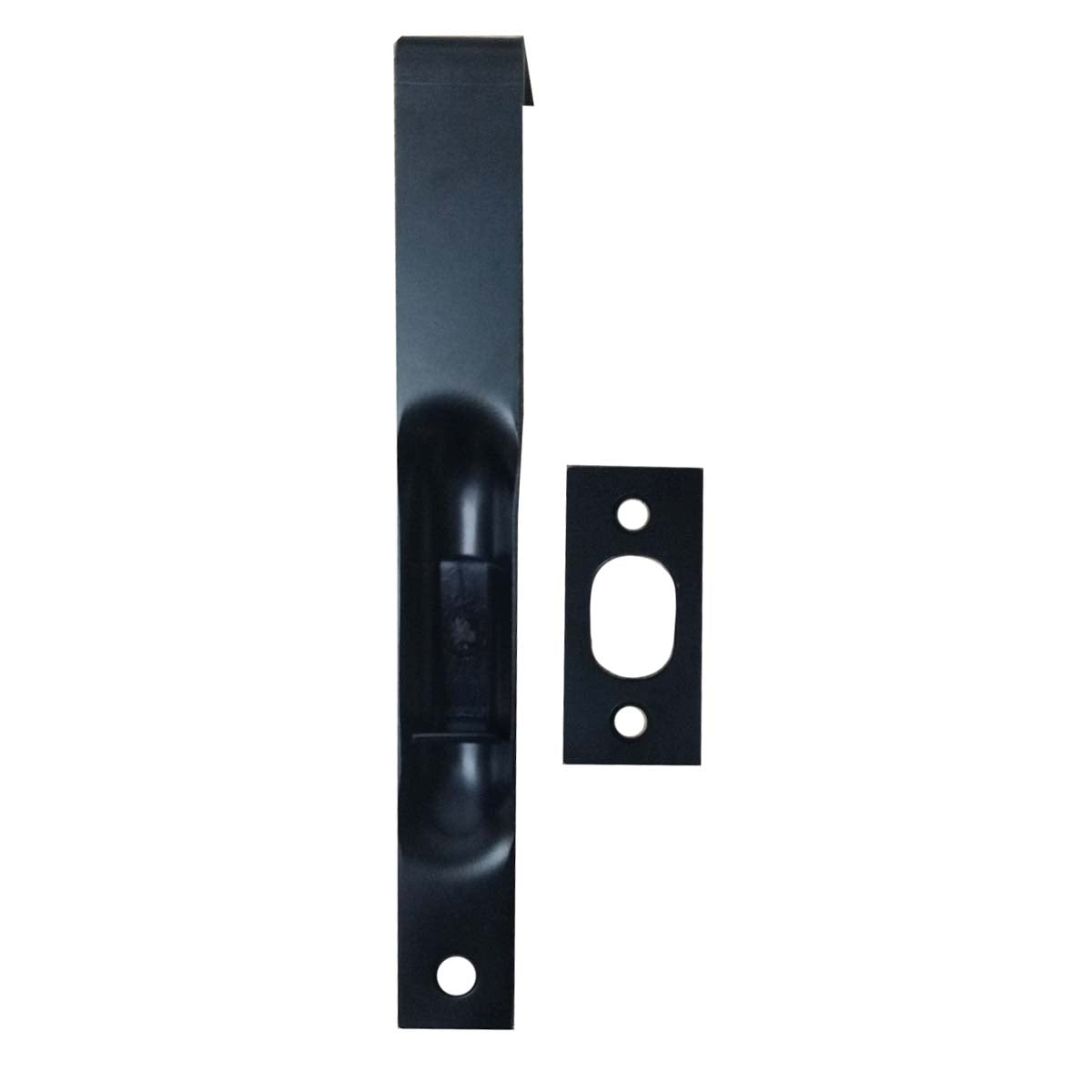 Door Flush Bolt Steel En Acier 6in x 3/4in Matte Black (103481)