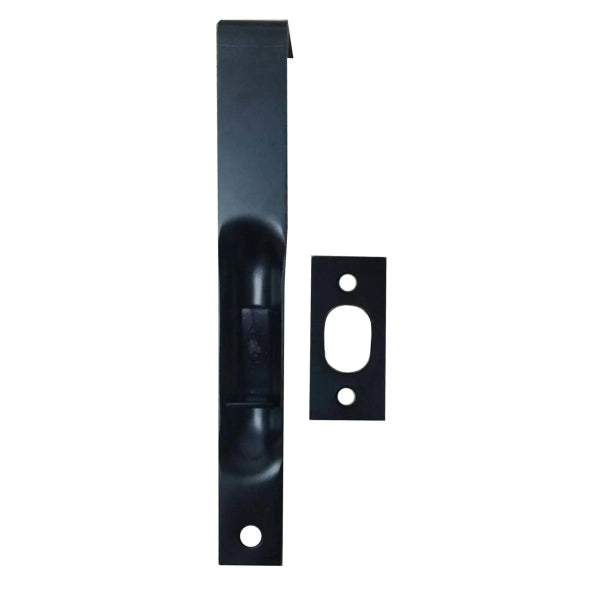 Door Flush Bolt Steel En Acier 6in x 3/4in Matte Black (103481)