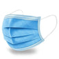 50PK Disposable Non-Medical Face Masks 3-Ply Light Blue (105507)