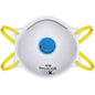 2PK Dust Mask w/Valve 3Ply with Inner Foam Nose Pad (105508)