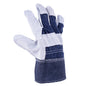 1dz. Cow Split Leather Gloves Fleece Lining (OSFA) (105528)