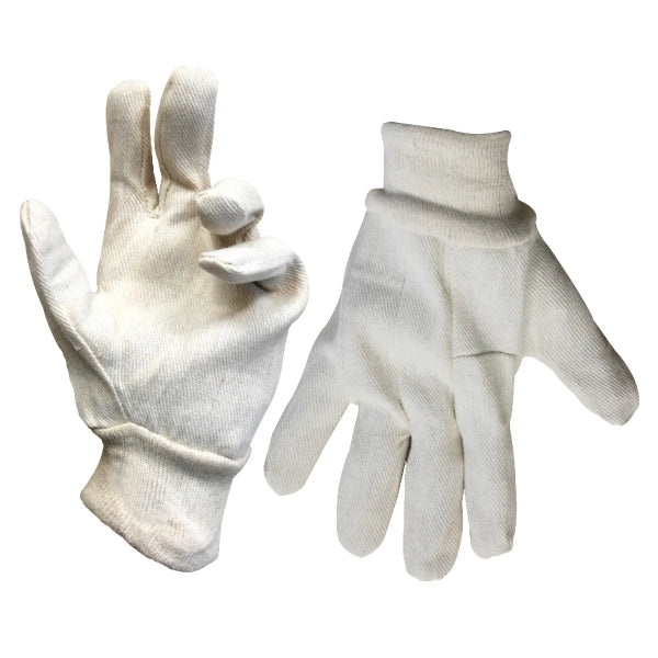1dz. Cotton Canvas Gloves (OSFA) (105531)