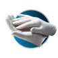 100Pk Premium Quality Disposable Latex Gloves White (M) (105534)