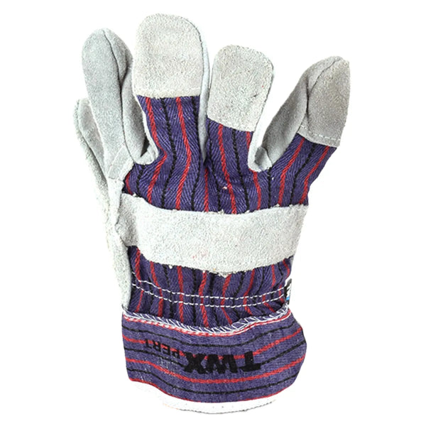 1dz. Cow Split Leather Gloves Reinforce Palm (OSFA) (105538)