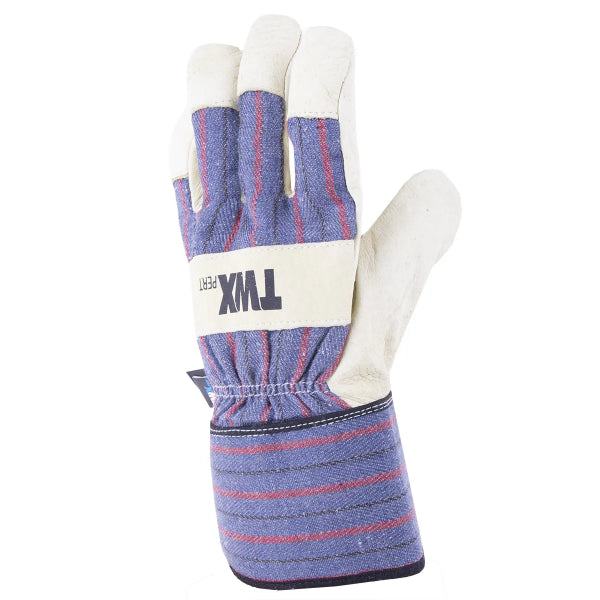 1dz. Pigskin Leather Thinsulated Gloves Rubberized Cuff (OSFA) (105542)