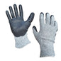 1dz. Contractor Cut Resistant Gray Gloves Black PU Palm (M) (105616)