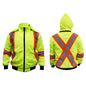 Yellow Safety Hoodie - Full Zip (S) (105636)