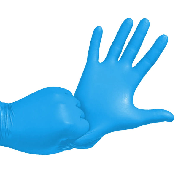 50PK Latex-Free Disposable Nitrile Gloves 5.5mil (XL) Blue (105654)