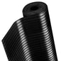 Ribbed Rubber Runner 36in x 50ft 3mm Black (106269)