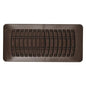 Floor Register Plastic 4 x 10in Brown (110707)