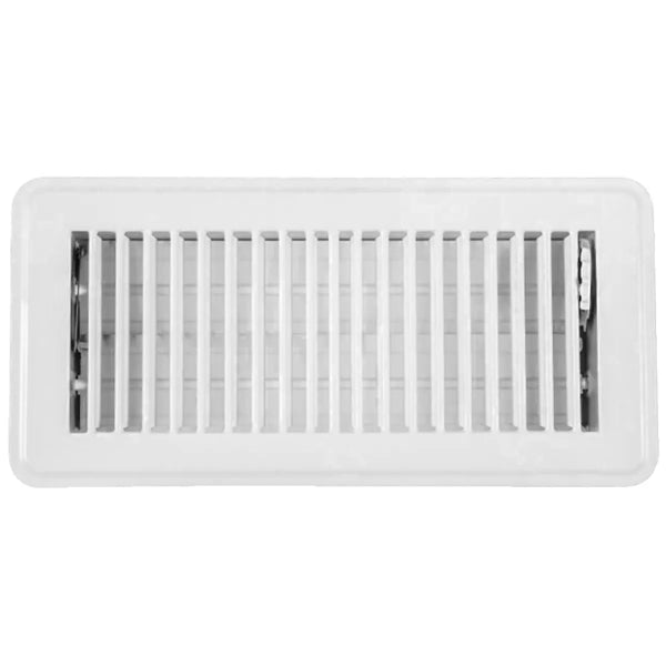 Floor Register Steel 4 x 10in White (110712)