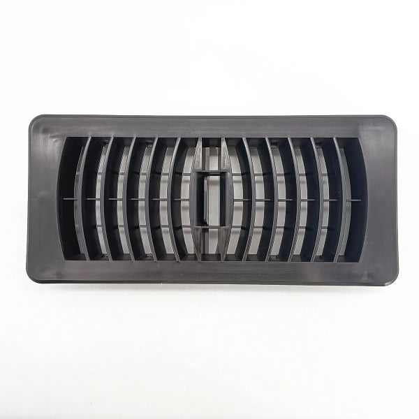 Floor Register Plastic 4 x 10in Black (110714)