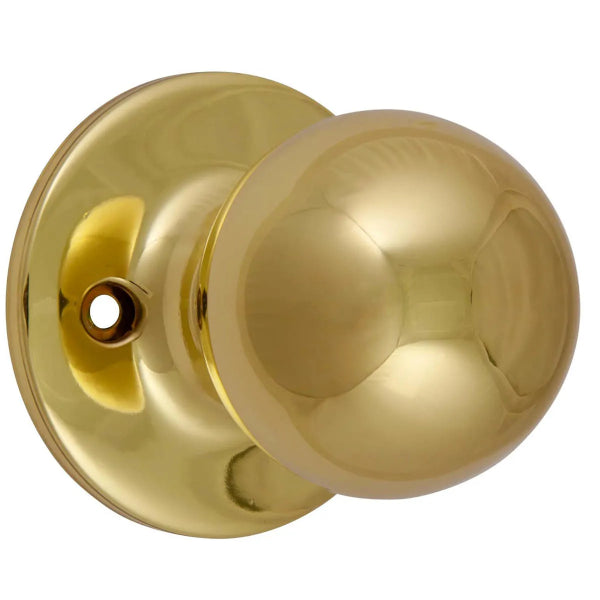Door Lock Knob Dummy Polished Brass (117532)