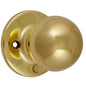 Door Lock Knob Dummy Polished Brass (117532)