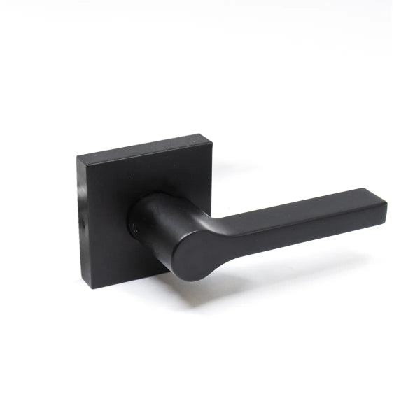 Door Lock Lever Dummy Square Matte Black (117535)