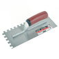 Trowel Notched 11in x 4½in (3/8in x 3/8in SQ Notch) Red Handle (120056)