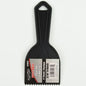 Putty Knife 3in (76mm) V-Notch 3/16in Plastic Black (122072)