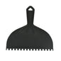 Putty Knife 8in (203mm) SQ Notch 1/4in x 1/4in Plastic Black (122083)