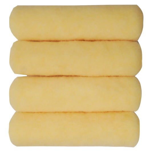 4PK Paint Roller Refill Poly 9½in x 10mm Pile (122198)
