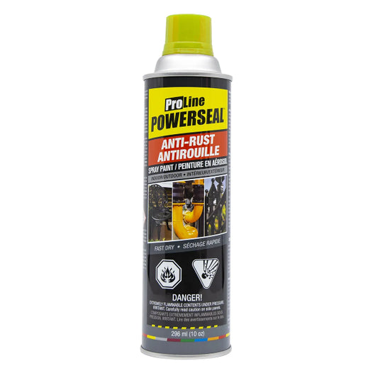 Proline Anti-Rust Spray Paint 296ml (10oz) Gloss Yellow (122286)