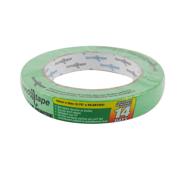 Painters Tape 18mm x 50m Green (122300)