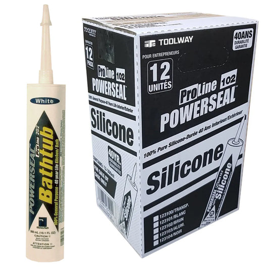 ProLine 202 Kitchen & Bath 100% Silicone Sealant 300ml White (123126)