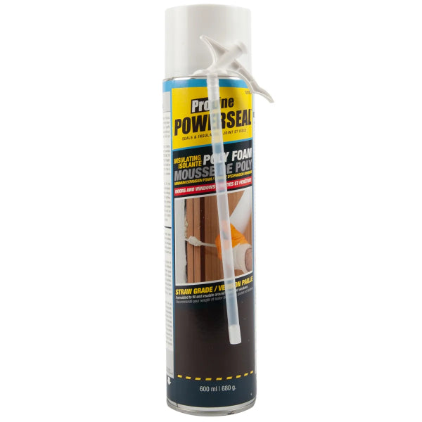 Powerseal Window & Door Foam Sealant with Straw 680G (123154)