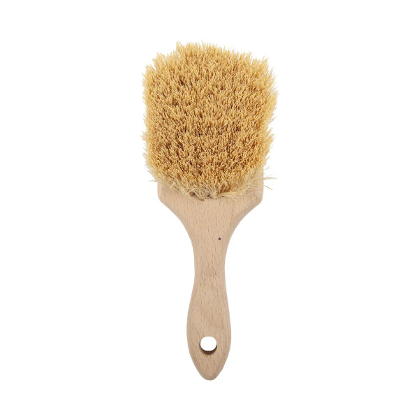 Rig Tire Brush 8in Tampico Bristles Wooden Handle (123203)