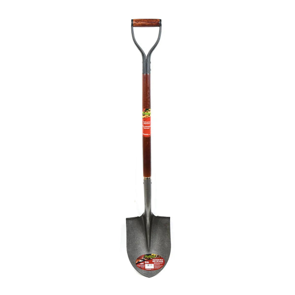 Shovel Round Point 40in x 8-1/2in Blade Wood D-Handle (130449)