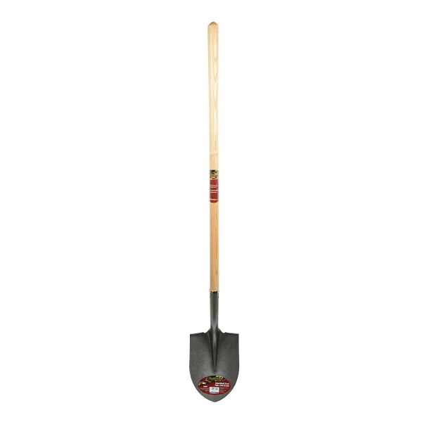 Shovel Round Point 58in x 8-1/2in Blade Wood L-Handle (130505)