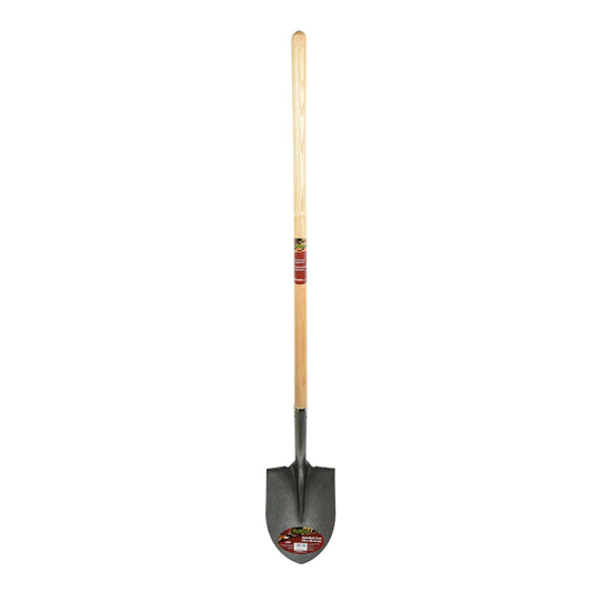 Shovel Round Point 58in x 8-1/2in Blade Wood L-Handle (130505)