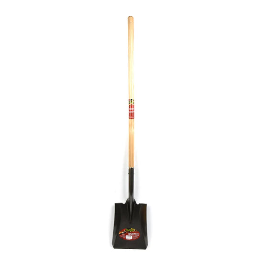 Shovel Square Mouth 58in x 9-1/2in Blade Wood L-Handle (130509)