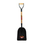Grain Scoop Shovel 44in x 16in Steel Blade Wood D-Handle (130510)