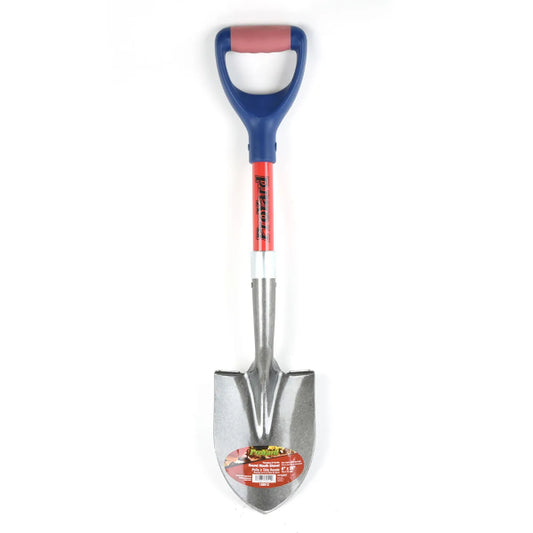 Shovel Round Point 27in x 6in Blade Fiberglass D-Handle (130512)