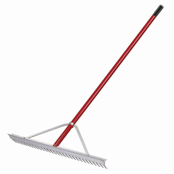 Landscaping Rake 64in 36-tine Aluminum L-Handle (130523)