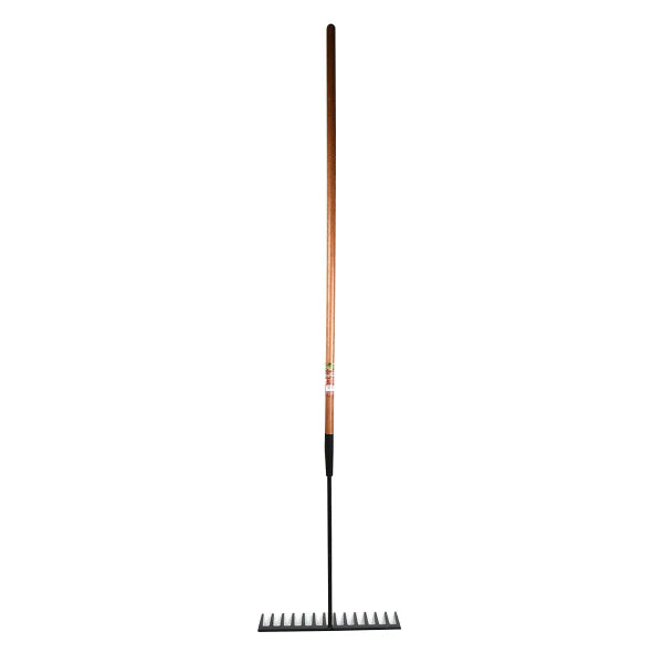 Asphalt/Tar Rake Forged 14-tine x 3-3/4 Teeth with 54in Wood Handle (130527)