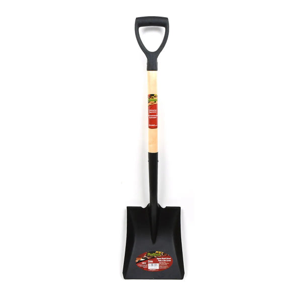 Shovel Square Mouth 38in x 9-1/2in Blade Wood D-Handle (130542)