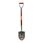 Shovel Round Point 53in x 8-1/2in Blade Wood Metal D-Handle (130553)
