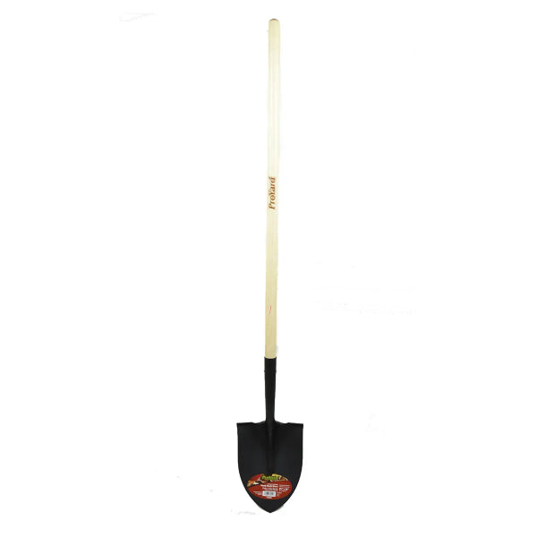 Shovel Round Point 58in x 8-1/4in Blade Wood L-Handle (130555)