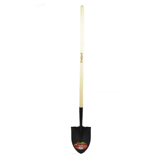 Shovel Round Point 58in x 8-1/4in Blade Wood L-Handle (130555)