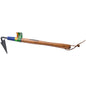 Handheld Triangle Hoe 17-1/4in x 2-1/4in Head Wood Handle (130559)