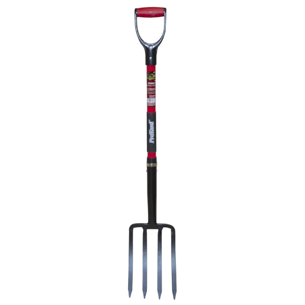 Spading Fork 41in x 4-Tine 7.28x11.1in  Head Fibreglass D-Handle (130637)