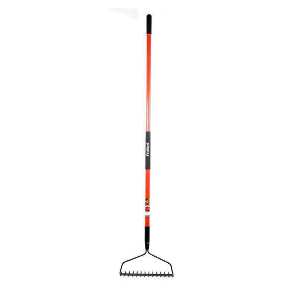 Bow Rake 62in 14-Steel Tine Fibreglass Handle (130640)