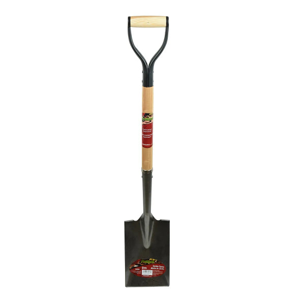 Garden Spade Shovel 40in x 6-4/5in Blade Wood D-Handle (130646)