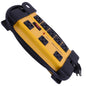 Surge Protector Power Bar 6ft 8-Outlet 1050-Joules Yellow/Black (139999)