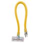 Extension Cord Outdoor STW 10/3 3-Tap 2ft Yellow (140021)